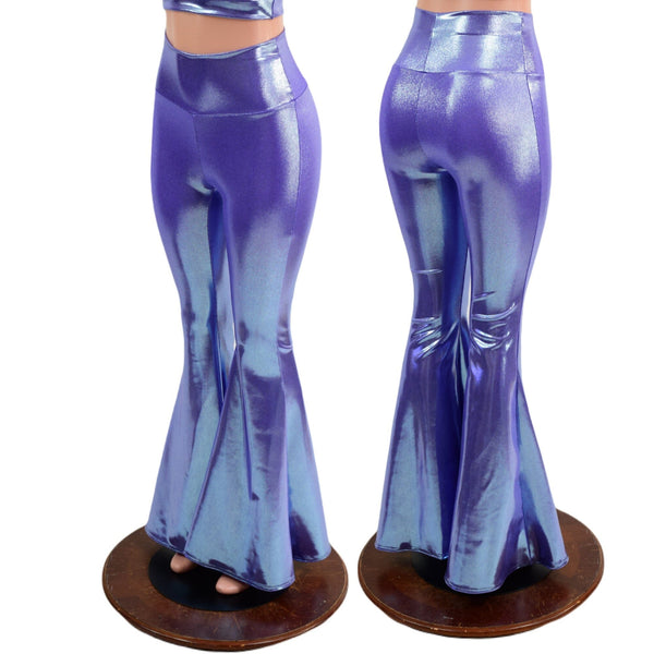 Lavender Ice High Waist Solar Flares - 1