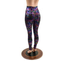 High Waist Leggings in Cyberspace OVERSTOCK Ready To Ship - 4