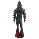 Mens Black and Red Dragon Hooded Zipper Front Catsuit with Added Flair - 5