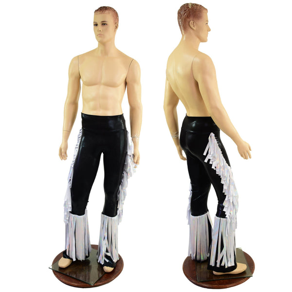 Mens Bootcut Macho Pants with Gladiator Fringe - 2