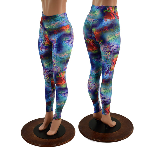 Phantasmagoria High Waist Leggings READY to SHIP - 1