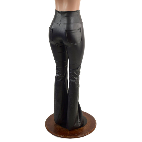 Stingray Bootcut Leggings with High Waist and Back Pockets - 3
