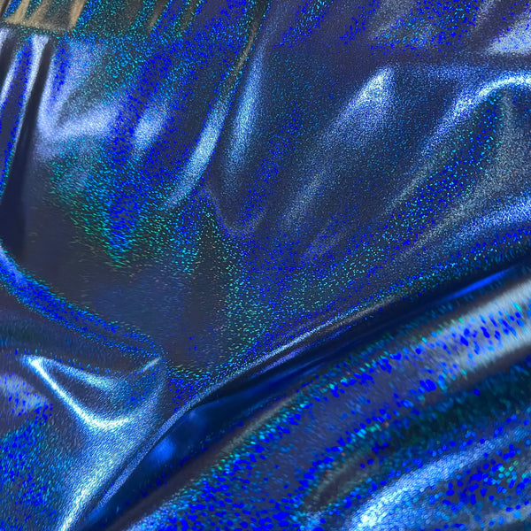 Blue Sparkly Jewel Fabric - 1