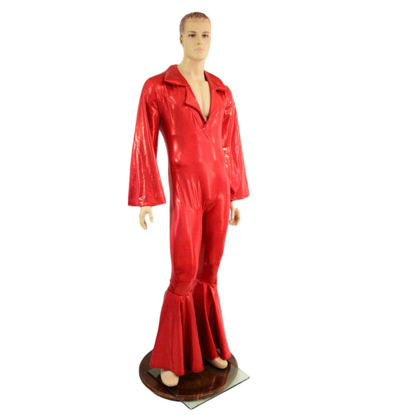 Mens Waterloo Catsuit in Red Sparkly Jewel - 7