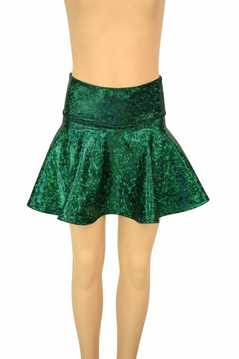 Green Kaleidoscope Kids Skirt or Skort - Coquetry Clothing