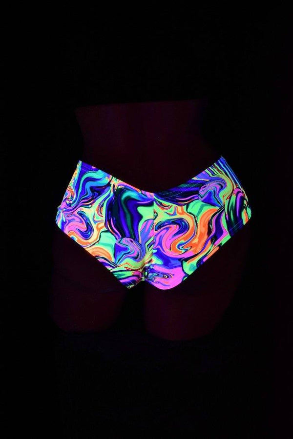 Neon Flux Cheeky Shorts - 3