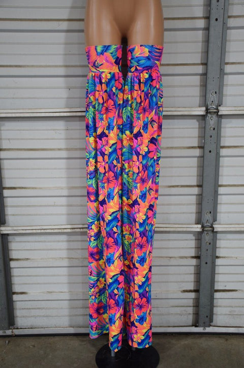 Tahitian Floral Stilt Covers - Coquetry Clothing