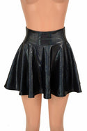 Black Holographic Mini Rave Skirt - 2