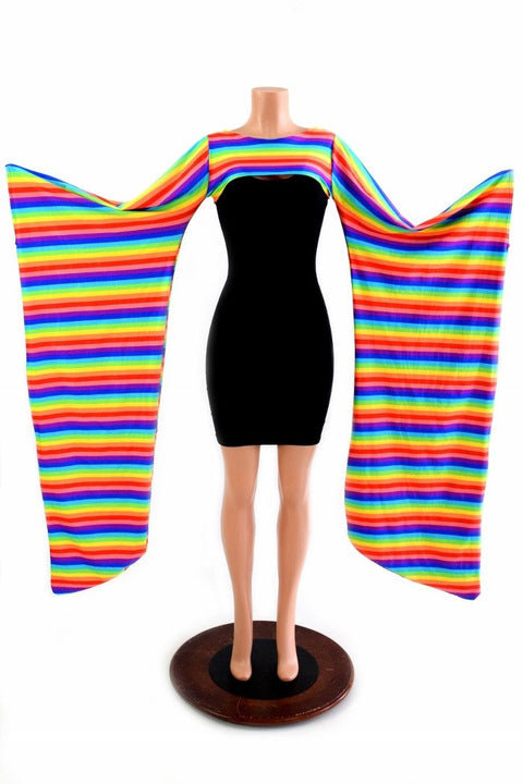 Rainbow Stripe Kimono Bolero - Coquetry Clothing