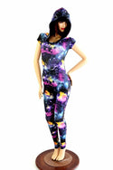 Galaxy Hoodie Catsuit - 1