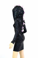 Black Dragon Spiked Dress - 7