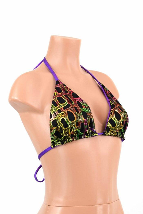 Reversible Triangle Slide Bikini Top - Coquetry Clothing