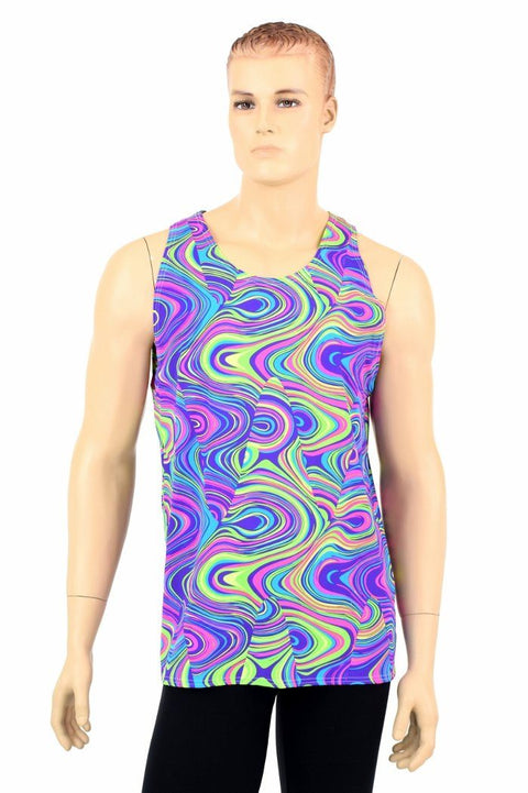 Mens Glow Worm Muscle Tank - Coquetry Clothing