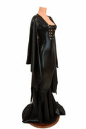 Succubus Sleeve Gown with Laceup and Back Zipper - 3