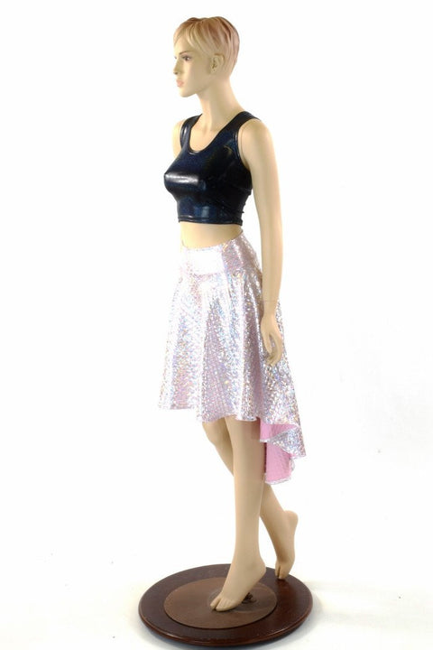 Pink Mermaid Hi-Lo Skirt - Coquetry Clothing