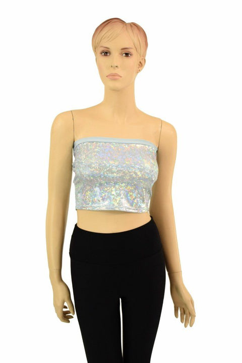 Frostbite Shattered Glass Tube Top - Coquetry Clothing
