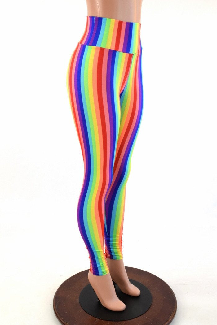 Rainbow Yoga Leggings Women, Tie Dye Gradient Ombre High Waisted Pants –  Starcove Fashion