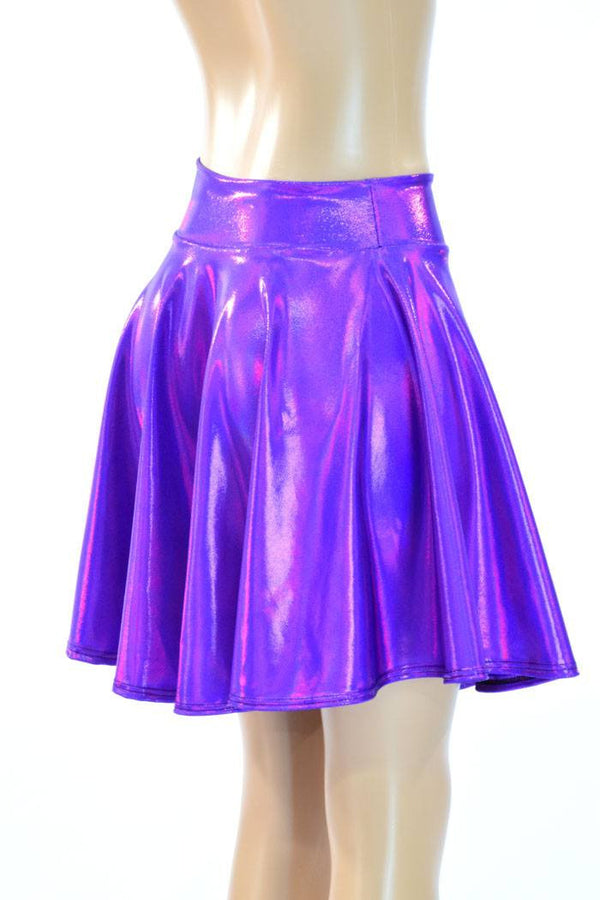 Holographic Skater Skirt - 3