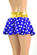 Blue & White Star Circle Skirt - 4