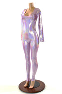 Lilac Holographic Catsuit - 6