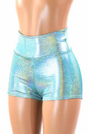 Seafoam High Waist Shorts - 3
