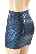 Black Mermaid Bodycon Skirt - 2