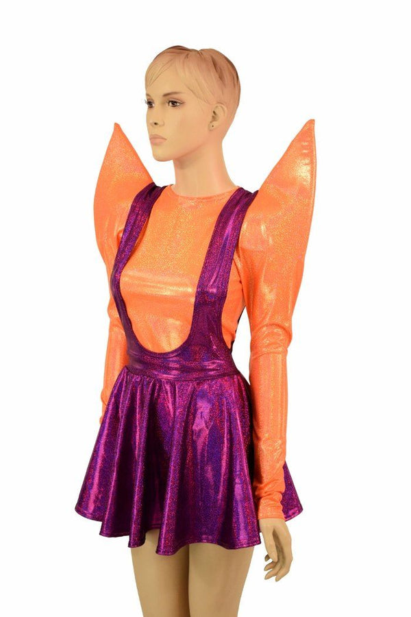 2PC Suspender Skirt and Top Set - 1