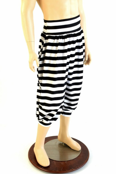 Michael Pants in Black & White Stripe - Coquetry Clothing