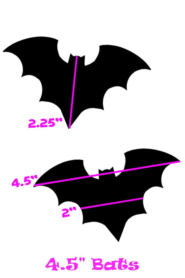 Black Mystique Bat Pasties - 2