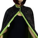 Avocado Minky Faux Fur Cape with Snap Collar - 7