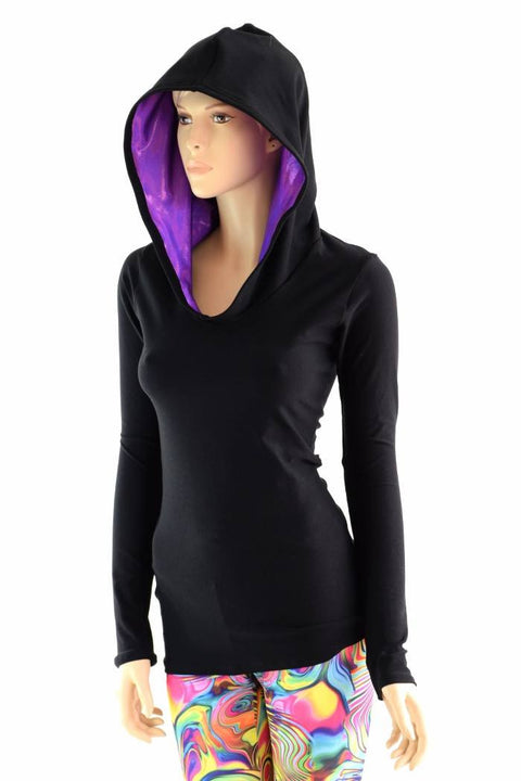 Long Sleeve Black Zen Hoodie - Coquetry Clothing