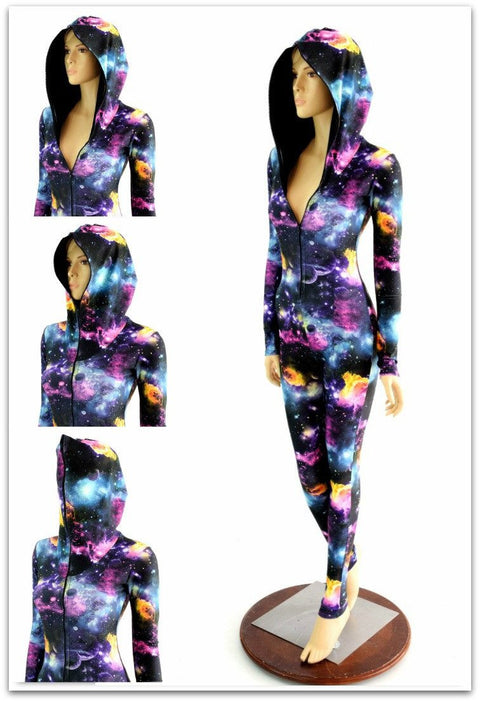 "Don't Bother Me" Galaxy Catsuit - Coquetry Clothing