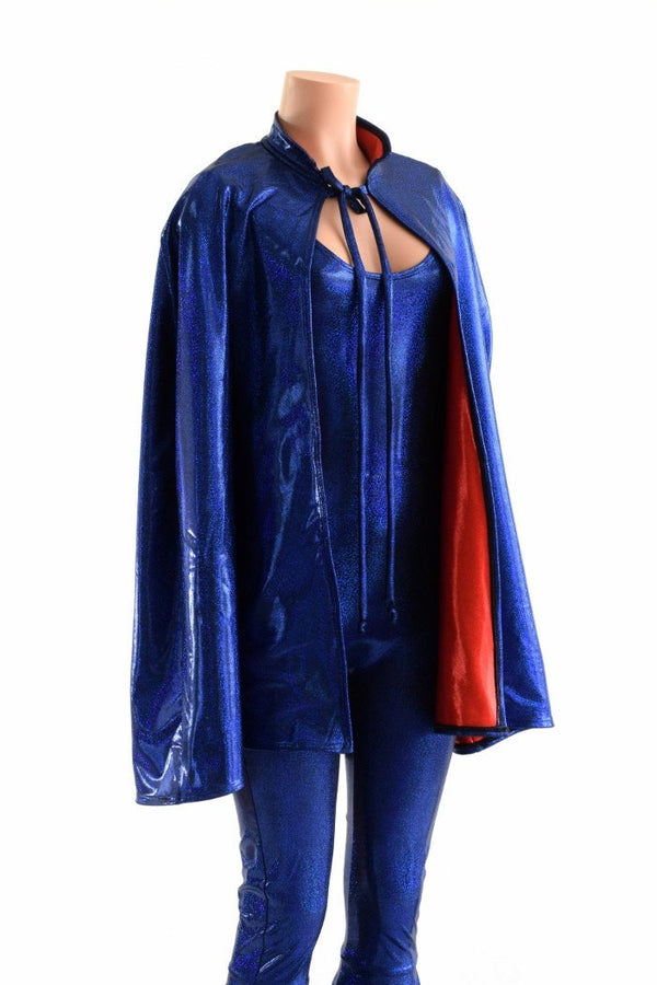 Cape & Flared Catsuit Set - 6