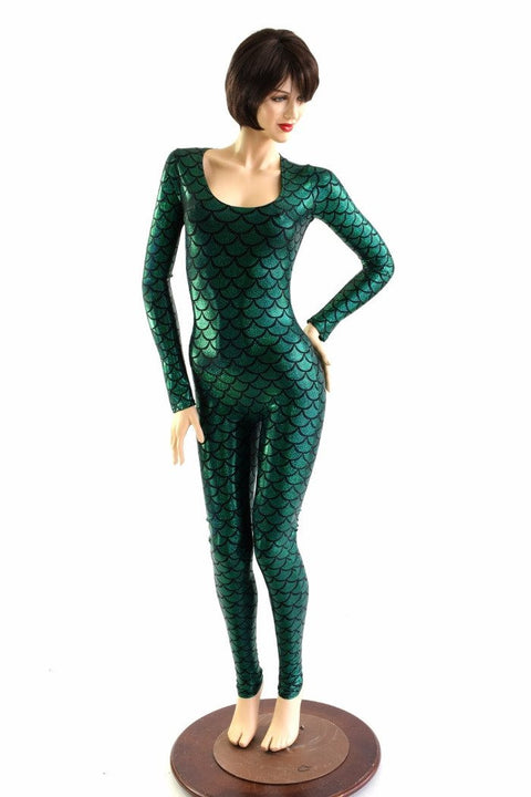 Mera Long Sleeve Scoop Neck Catsuit - Coquetry Clothing