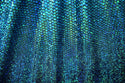 Aquamarine Fish Scale High Waist Mermaid Bell Bottom Flares - 5