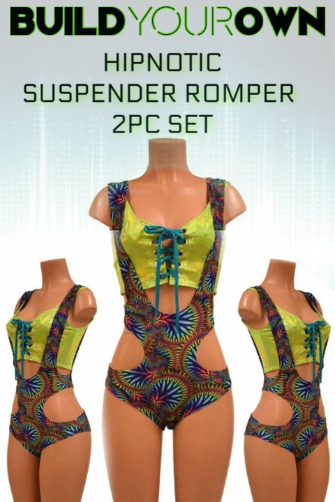 Build Your Own 2PC Hipnotic Siren Romper Set - Coquetry Clothing