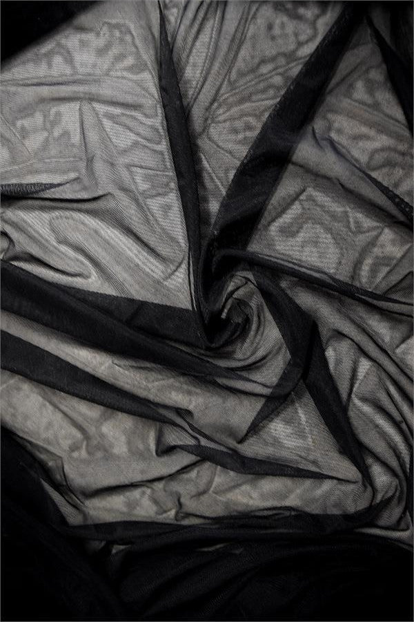 Black Mesh Fabric  Coquetry Clothing
