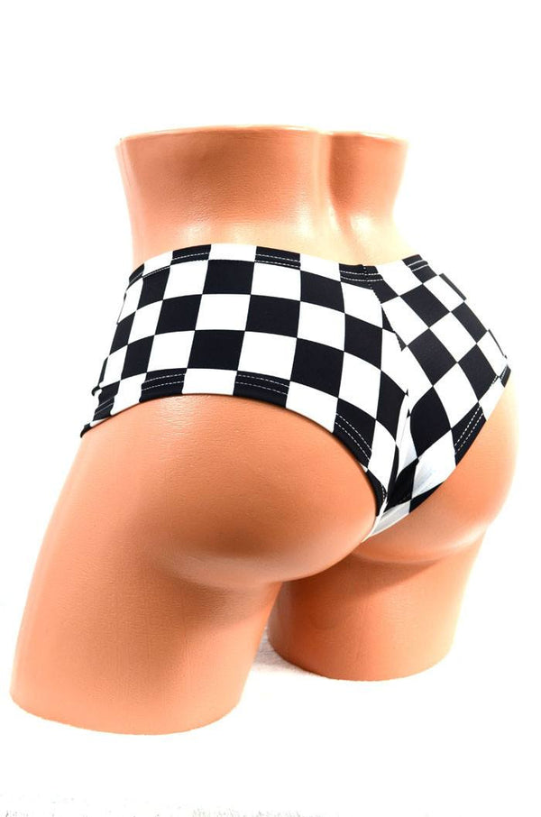 Checkered Booty Shorts - 2