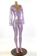 Lilac Holographic Catsuit - 1
