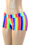 Lowrise Rainbow Stripe Shorts - 1