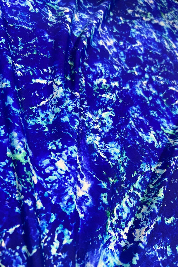 Tidepool Print Spandex Fabric - 1
