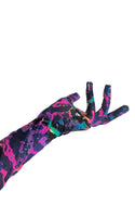 Rainbow Leopard Print Gloves - 6