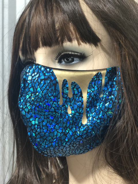 Gold Tears Face Mask - Coquetry Clothing