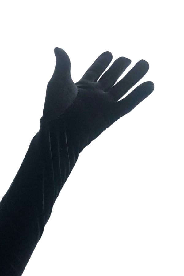 Black Velvet Gloves - 8