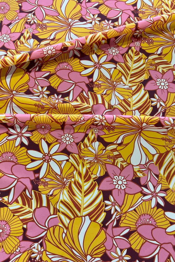 "What The Floral" Print Spandex Fabric - 2