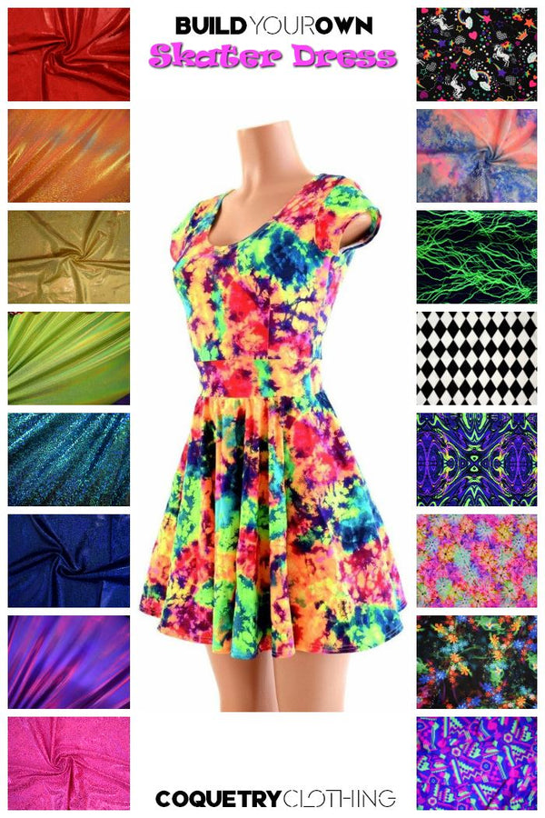 Build Your Own Cap Sleeve Skater Dress - 1