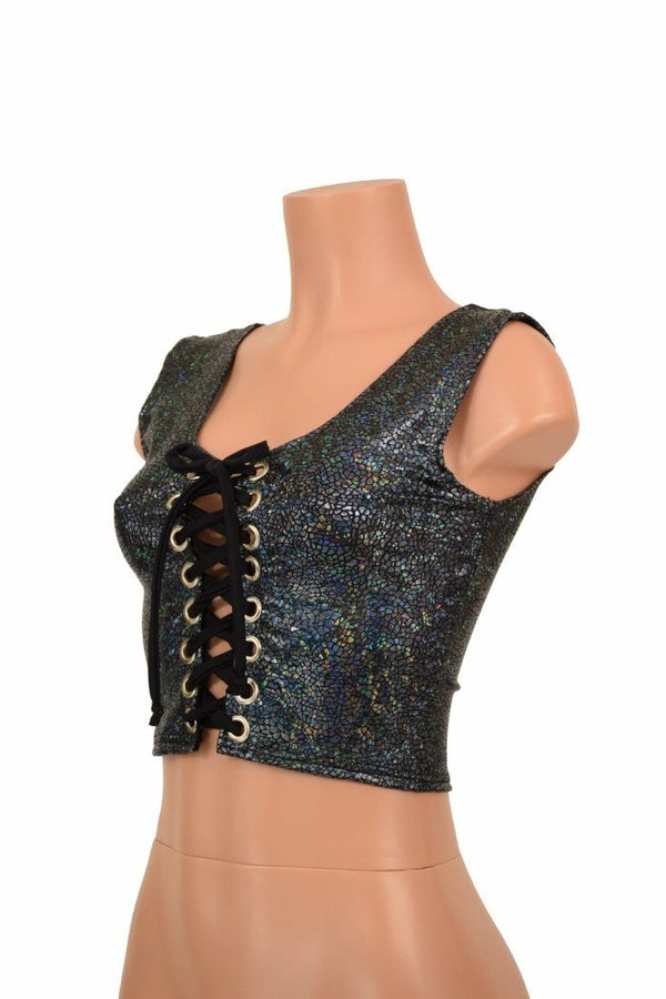 Build Your Own Lace Up Crop Tank - 4
