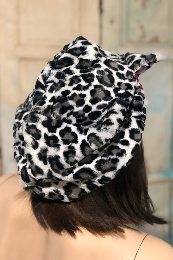 Build Your Own Minky Beanie with Kitty Ears - 5