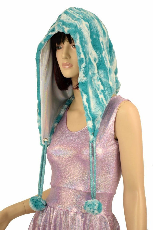 Build Your Own Minky Pom Pom Hood - 2