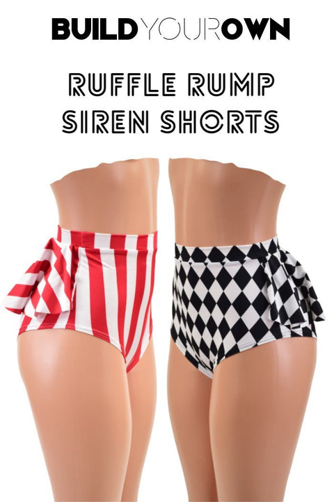 Build Your Own Ruffle Rump SIREN Shorts - Coquetry Clothing